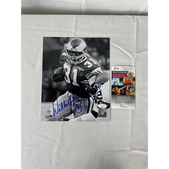 Wilbert Montgomery signed autographed Philadelphia Eagles 8x10 photo JSA#HH53732 - Picture 1 of 3